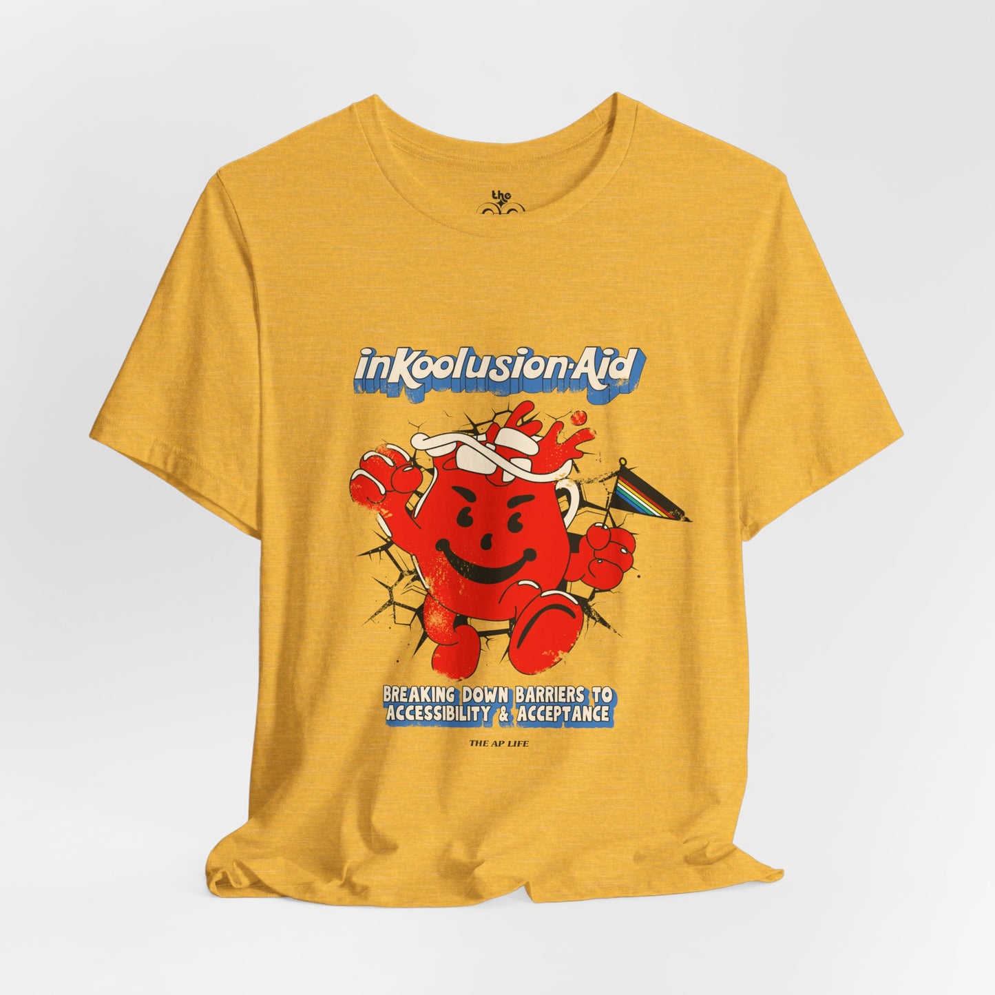 InKoolusion Aid - Breaking Down Barriers to Accessibility & Acceptance - Disability Rights - Adult Unisex Jersey Short Sleeve Tee