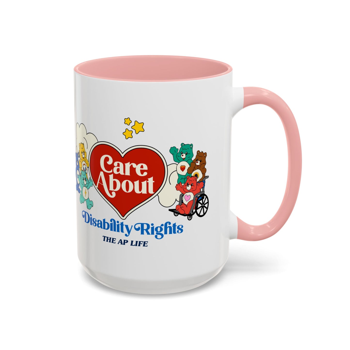 Care About Neurological Differences - Disability Rights - Accent Coffee Mug (11, 15oz)