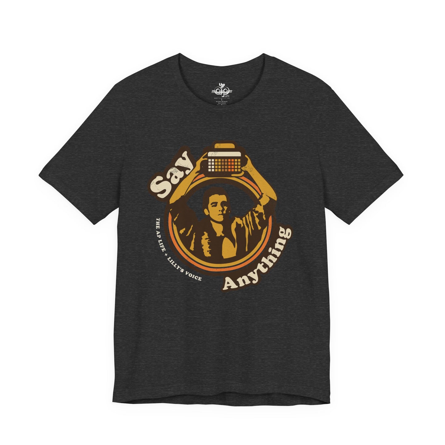 Say Anything AAC - Lilly's Voice Collab - Adult Unisex Jersey Short Sleeve Tee