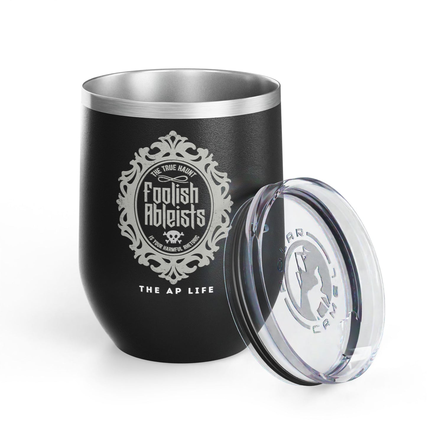 Foolish Ableists - The True Haunt is Your Harmful Rhetoric - Insulated 20oz Tumbler