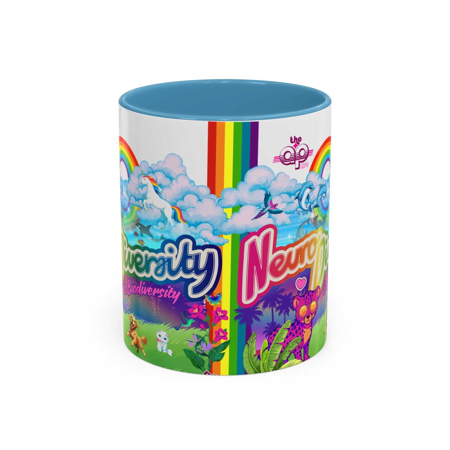 Neurodiversity is Biodiversity - Accent Coffee Mug (11, 15oz)