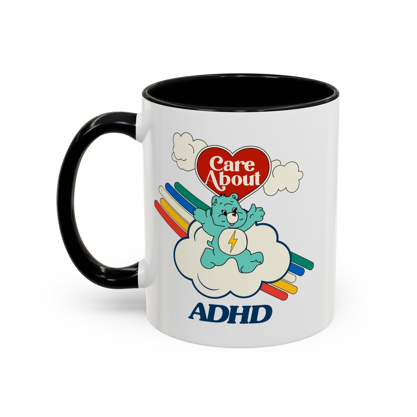 Care About ADHD - Disability Rights Accent Coffee Mug (11, 15oz)