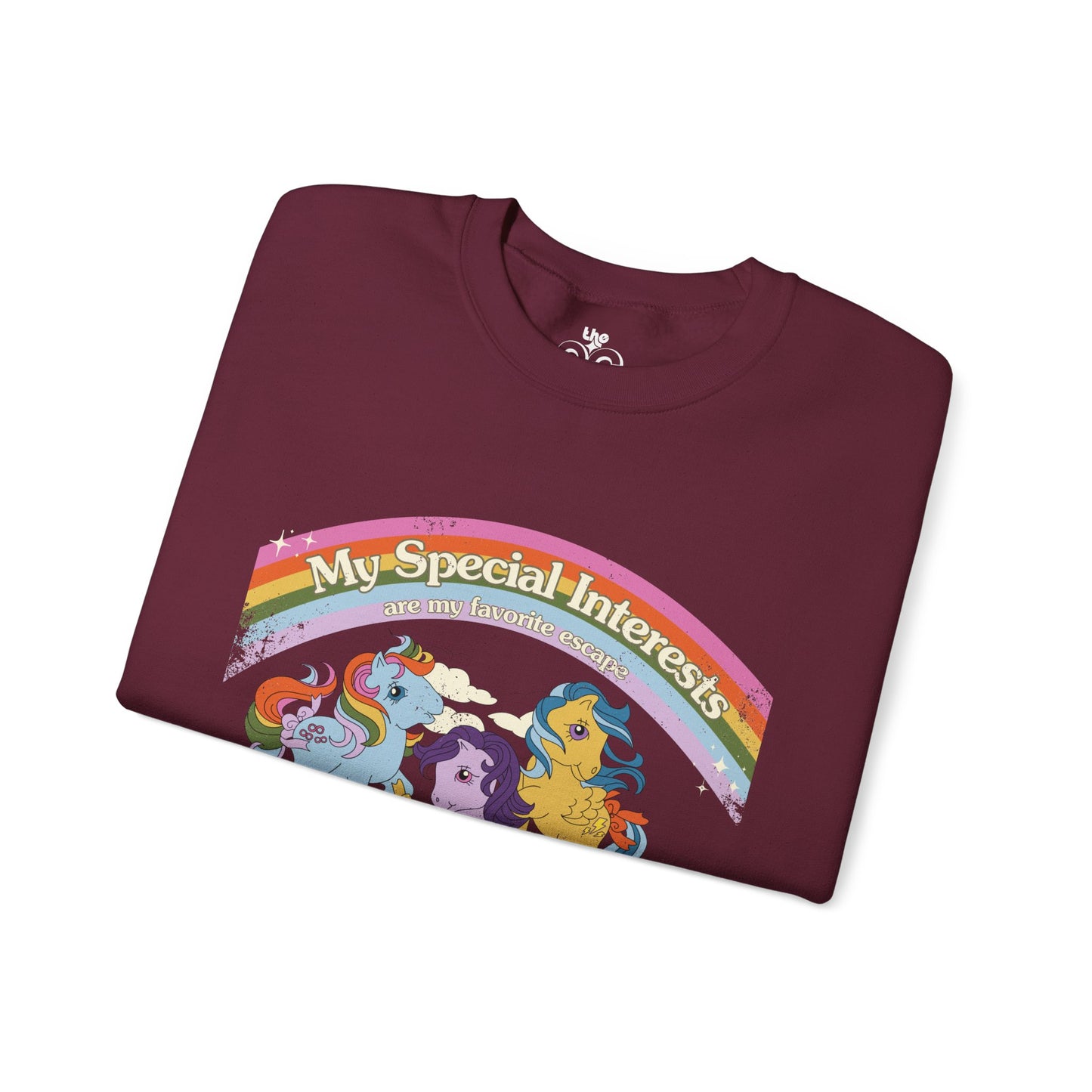 My Special Interests are my Favorite Escape - Adult Unisex Heavy Blend™ Crewneck Sweatshirt