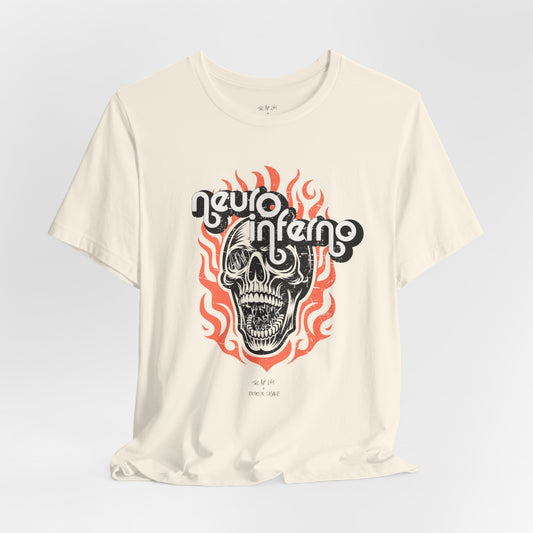 Neuro Inferno - AuDHD Burnout - Patrick Casale - Adult Unisex Jersey Tee (Ships Internationally)