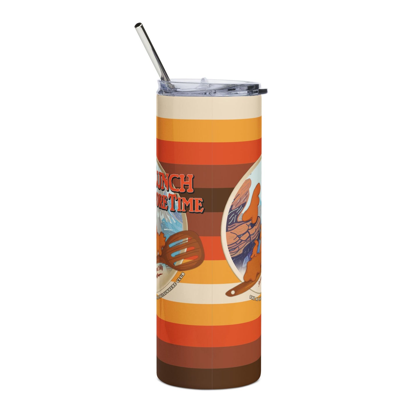 The Lunch Before Time - Serving Up the Sequels Daily - Stainless Steel Tumbler, 20oz - Collab with TMEC