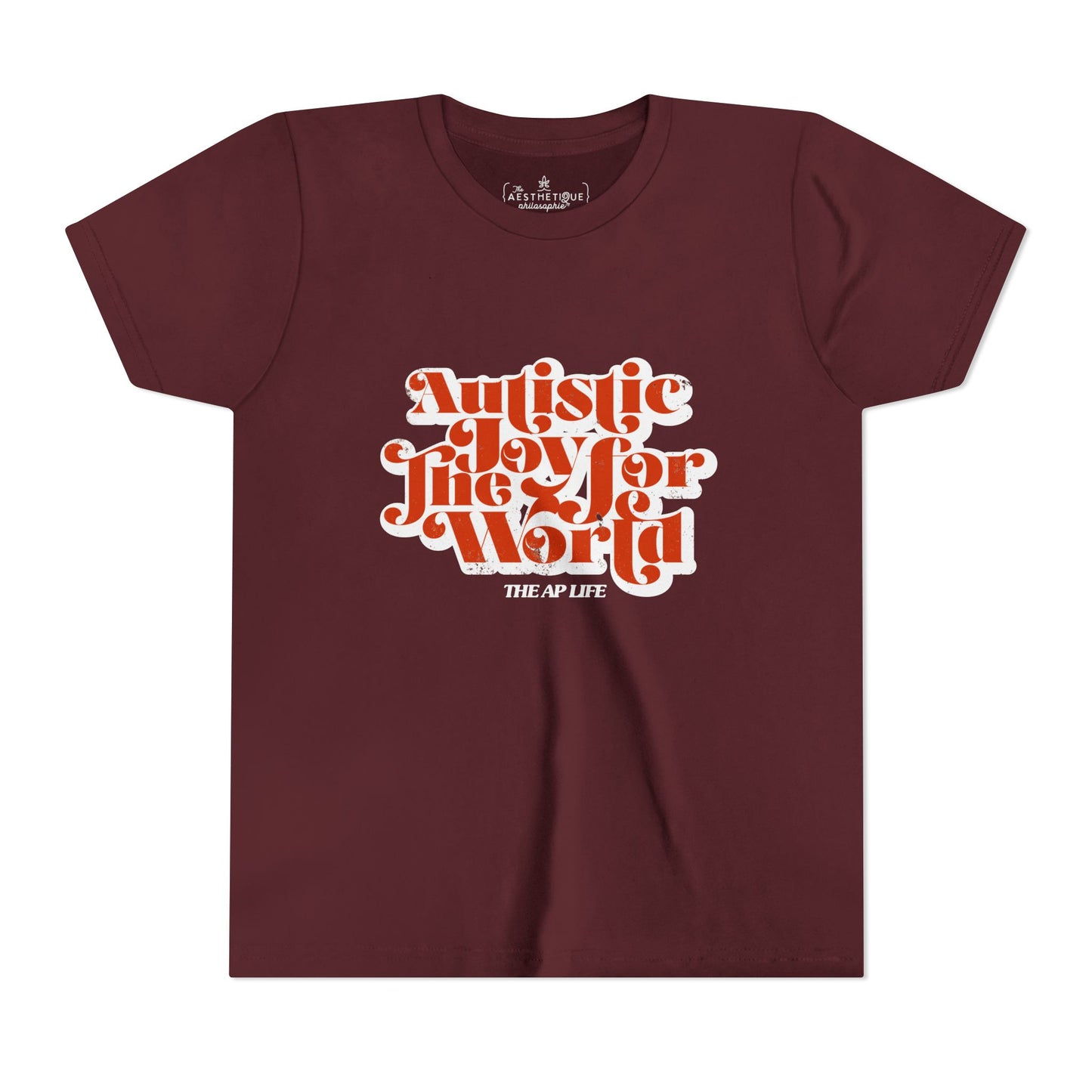 Autistic Joy for the World - Youth Unisex Jersey Tee