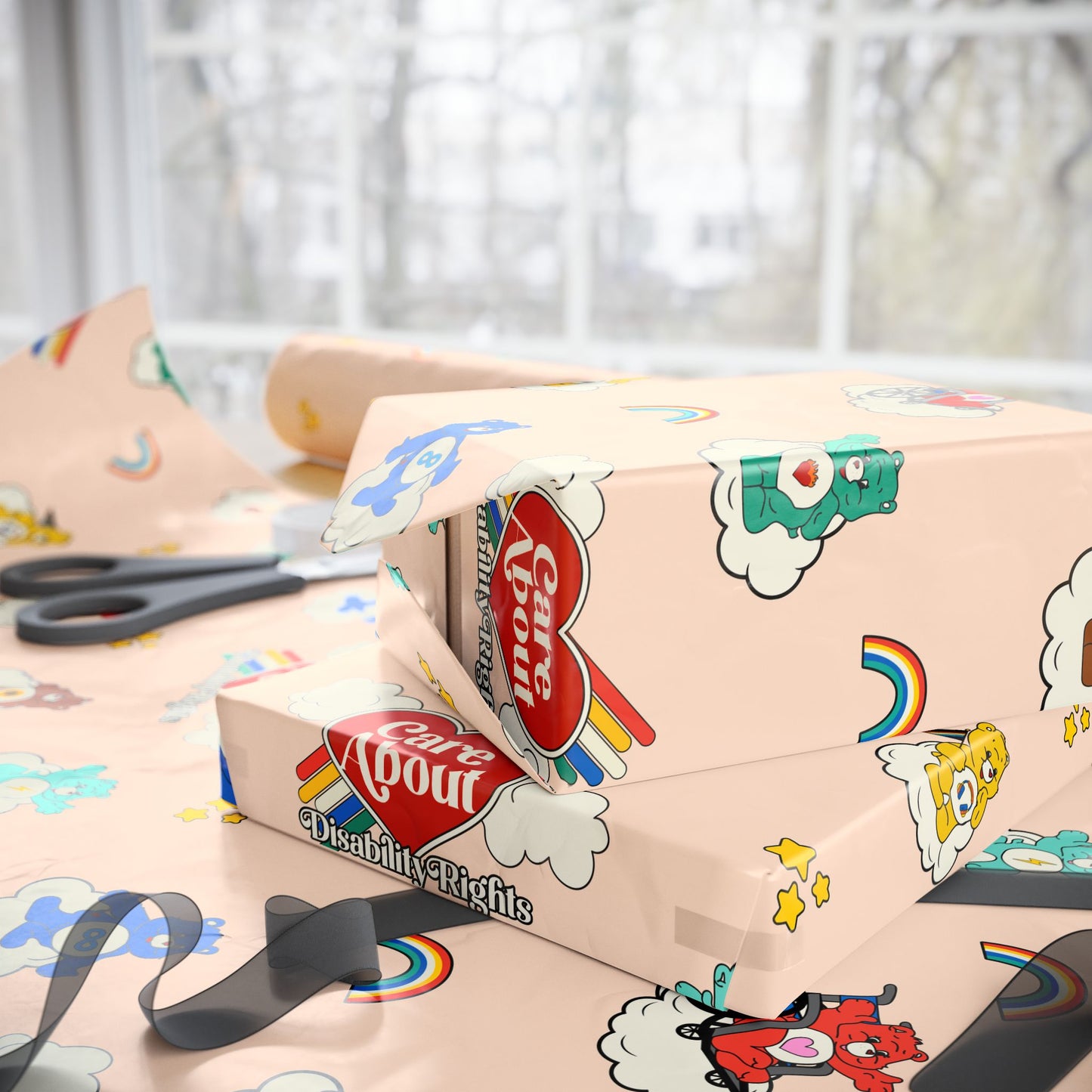 Care About Disability Rights - Wrapping Paper