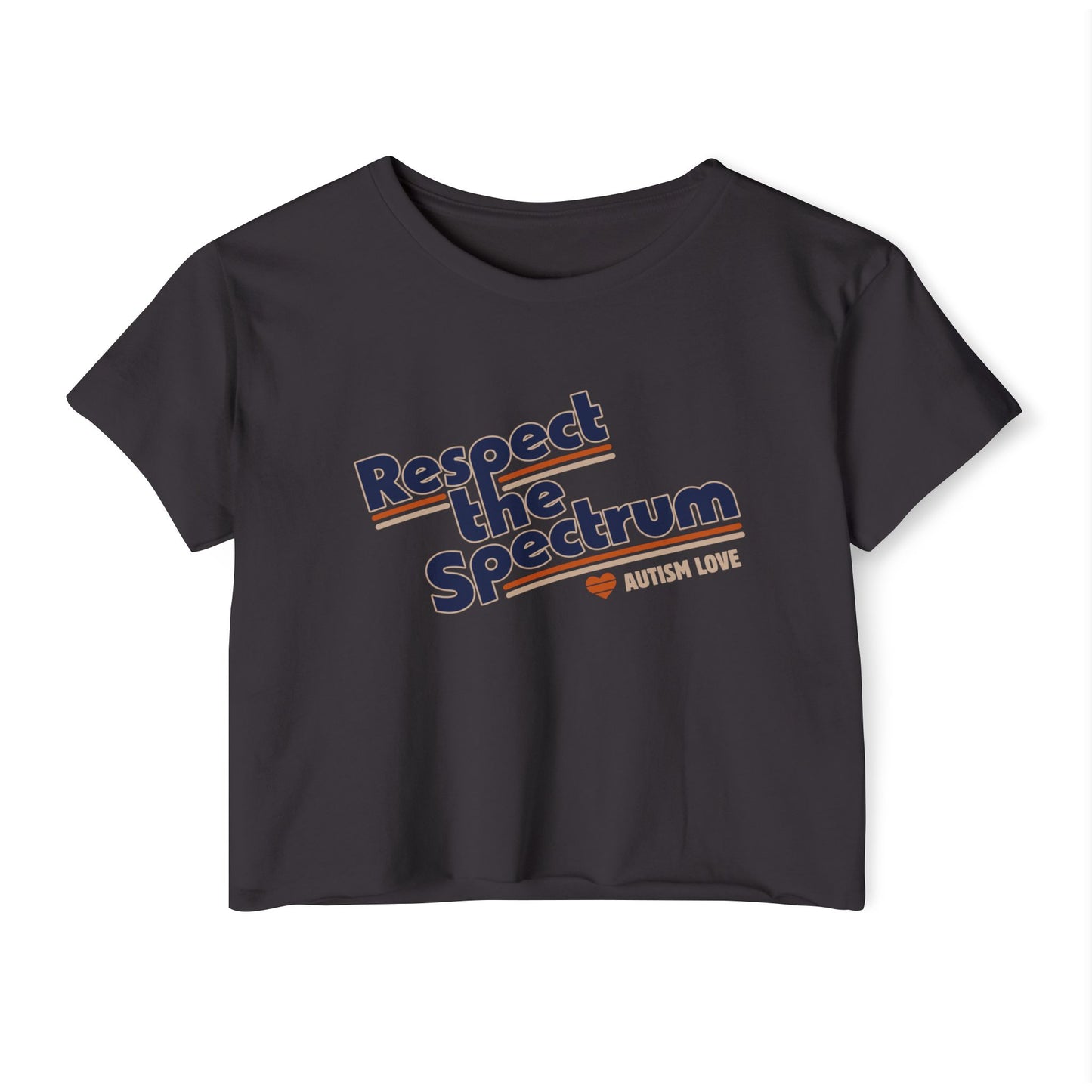 Respect The Spectrum Autism Love - Women's Crop Top
