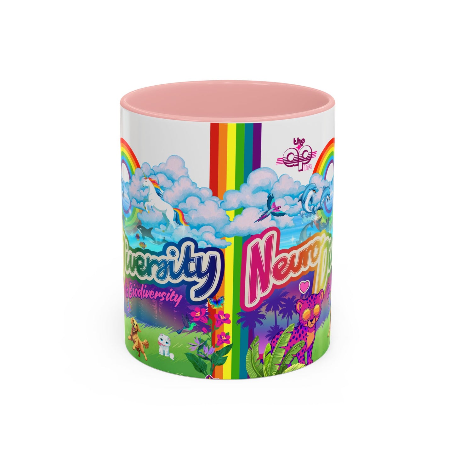Neurodiversity is Biodiversity - Accent Coffee Mug (11, 15oz)