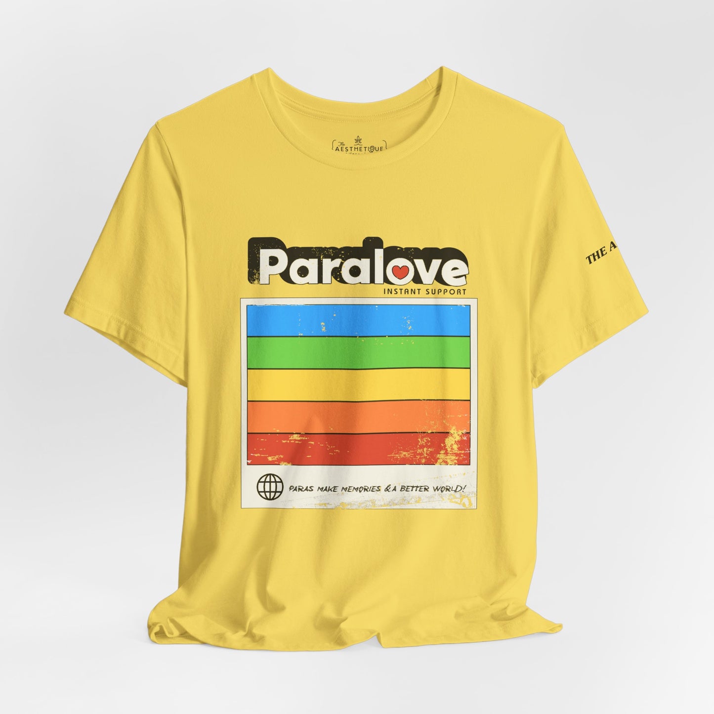 Para Love - Instant Support - Adult Unisex Jersey Short Sleeve Tee