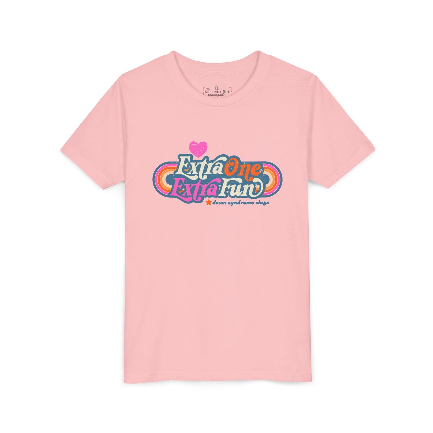 Extra One, Extra Fun DS Awareness - Youth Short Sleeve Tee