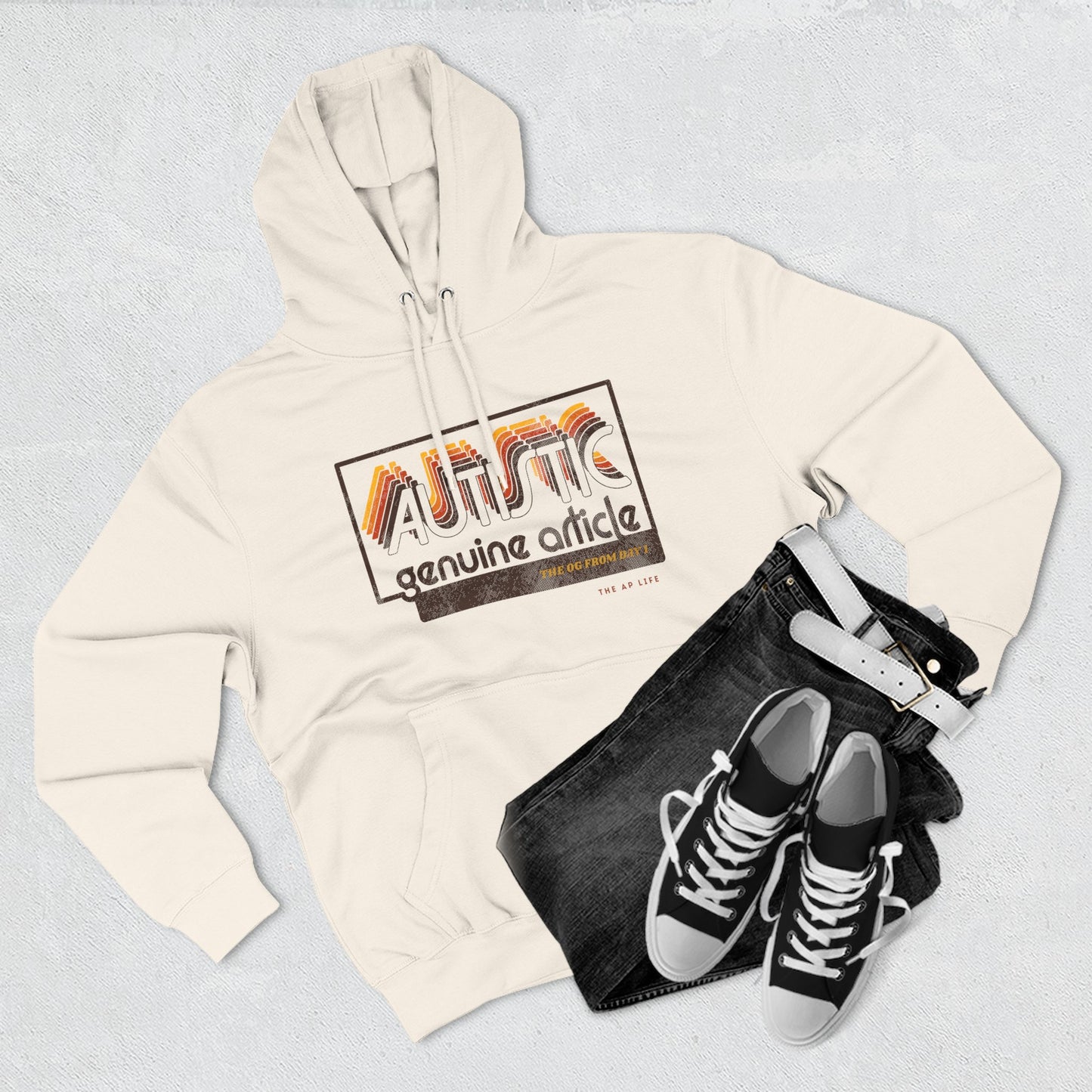 Autistic - Genuine Article - The OG Since Day 1 - Adult Unisex Hoodie