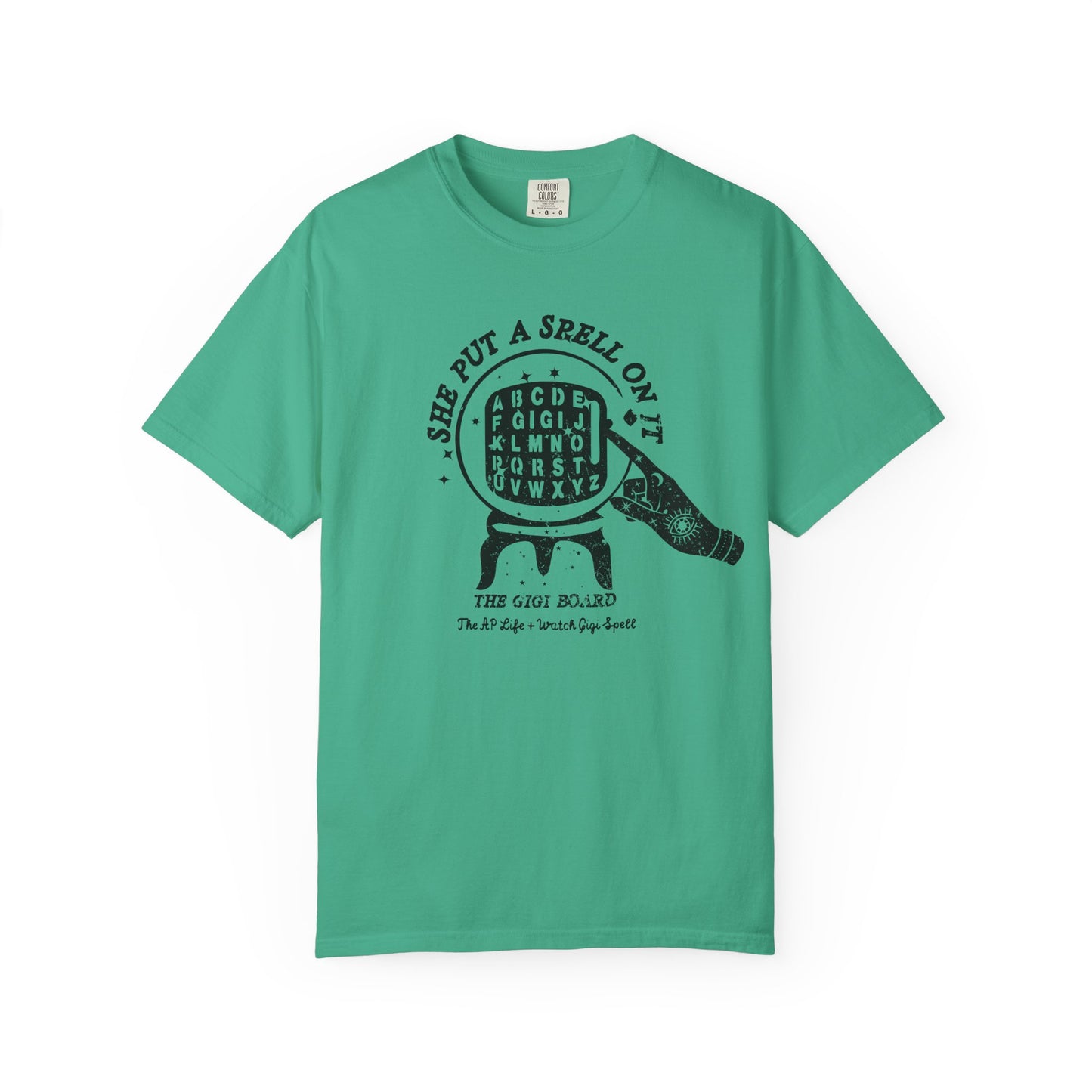 She Put a Spell on it - The Gigi Board - Adult Unisex Tee - Watch Gigi Spell Fundraiser