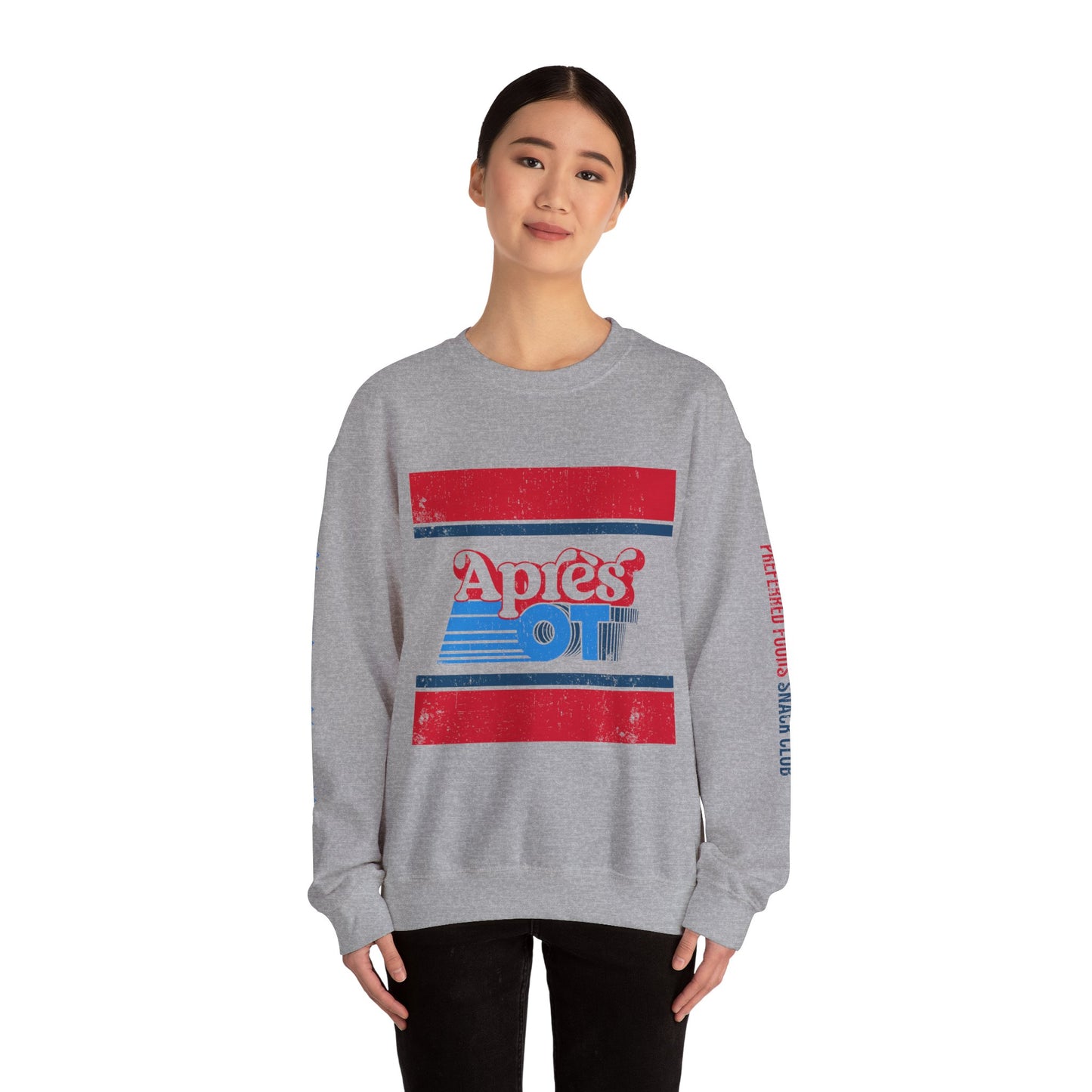 Après OT - Preferred Foods Snack Club - Adult Unisex Heavy Blend™ Crewneck Sweatshirt