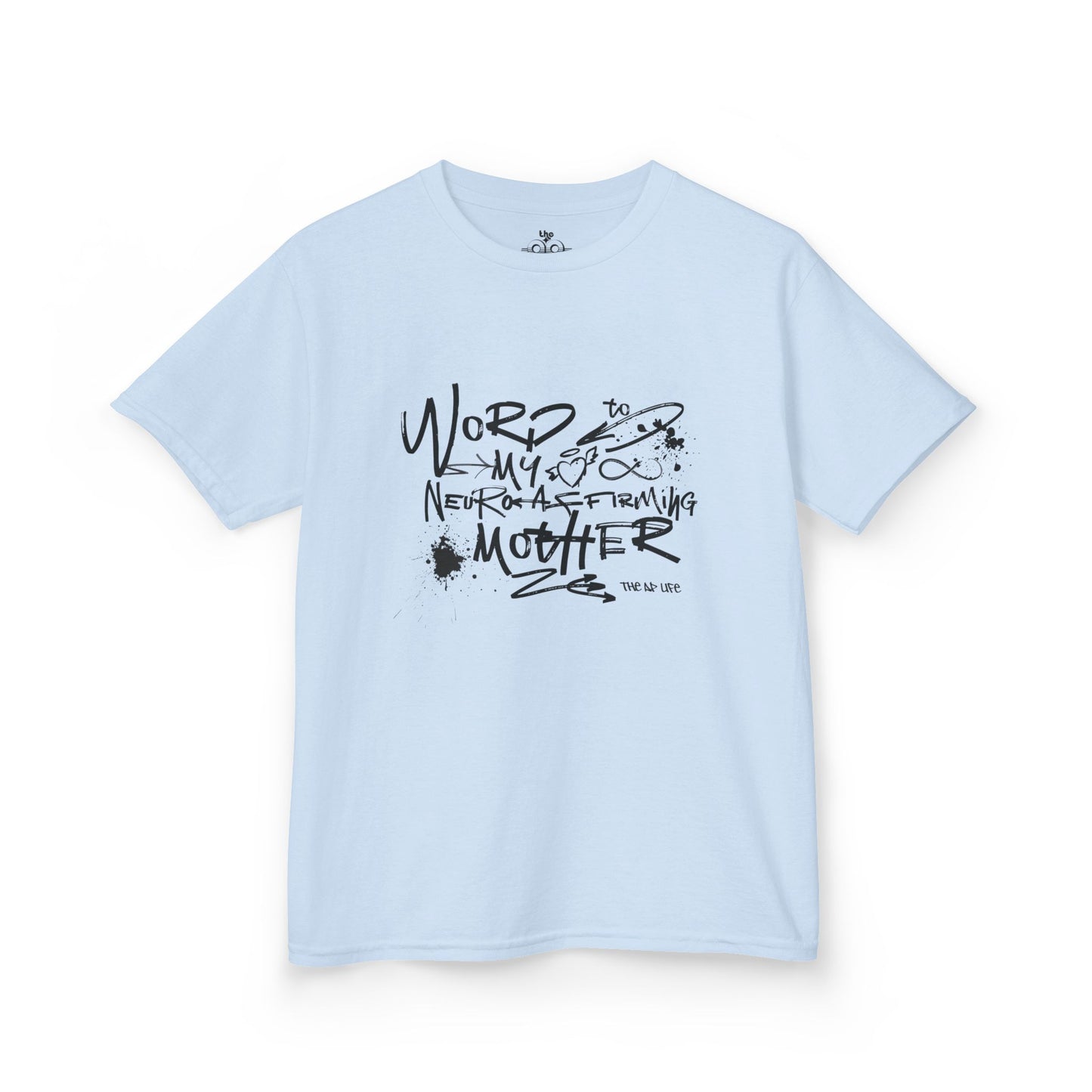 Word to My Neuro-Affirming Mother - Kids Oversized Heavy Cotton™ Tee