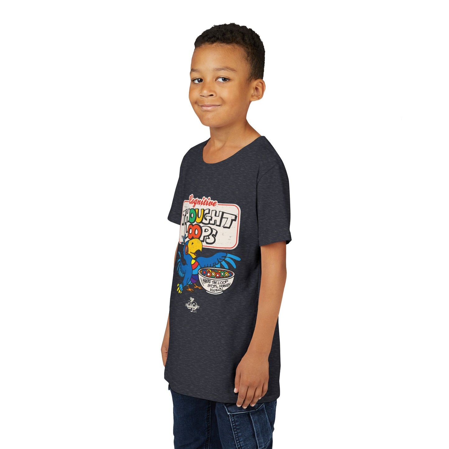Cognitive Thought Loops - Where the Loop Stops, Nobody Knows - Unisex Youth Short Sleeve Tee