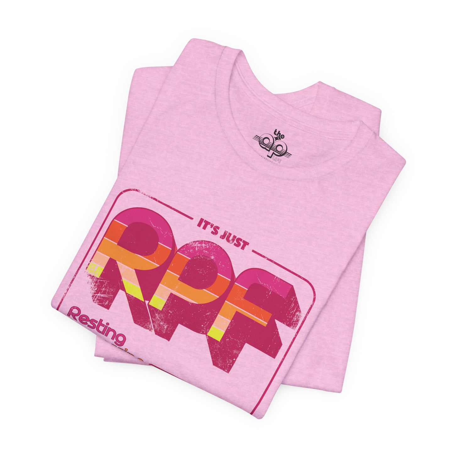 It's Just RPF - Resting Processing Face - Adult Unisex Jersey Short Sleeve Tee