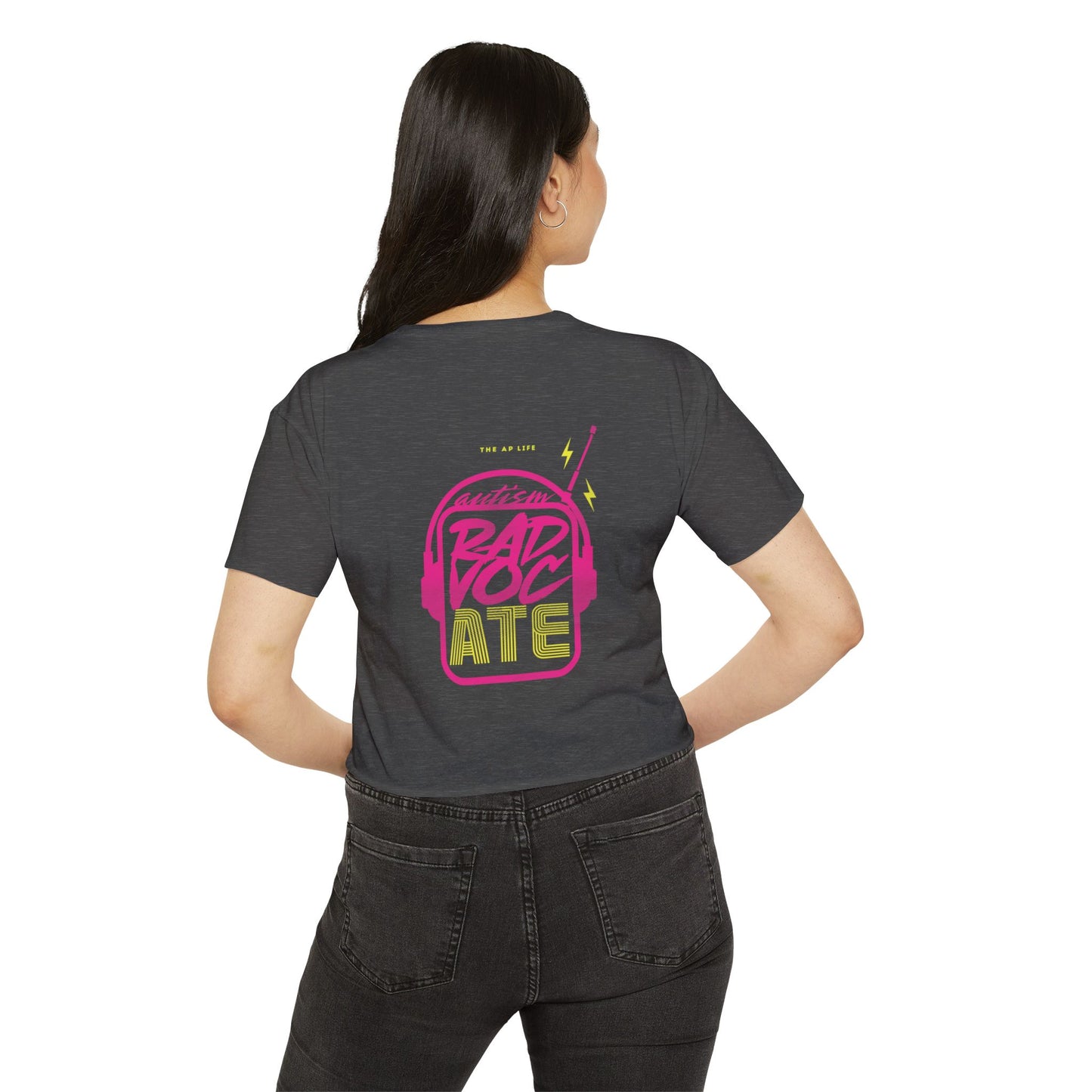 Autism RadvocATE - Women's Crop Top Tee