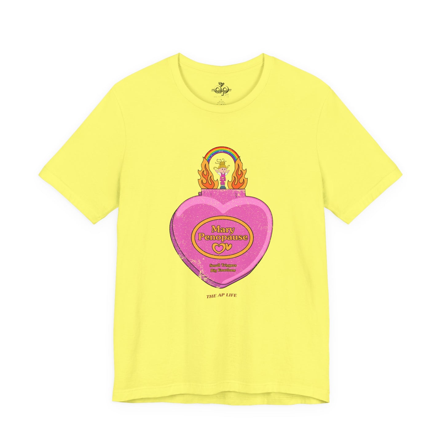 Mary Penopause - Small Triggers, Big Emotions - Adult Unisex Jersey Short Sleeve Tee