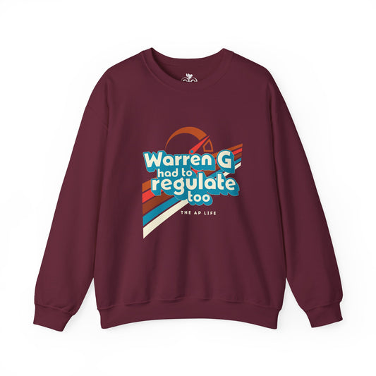 Warren G Had to Regulate Too - Adult Unisex Heavy Blend™ Crewneck Sweatshirt