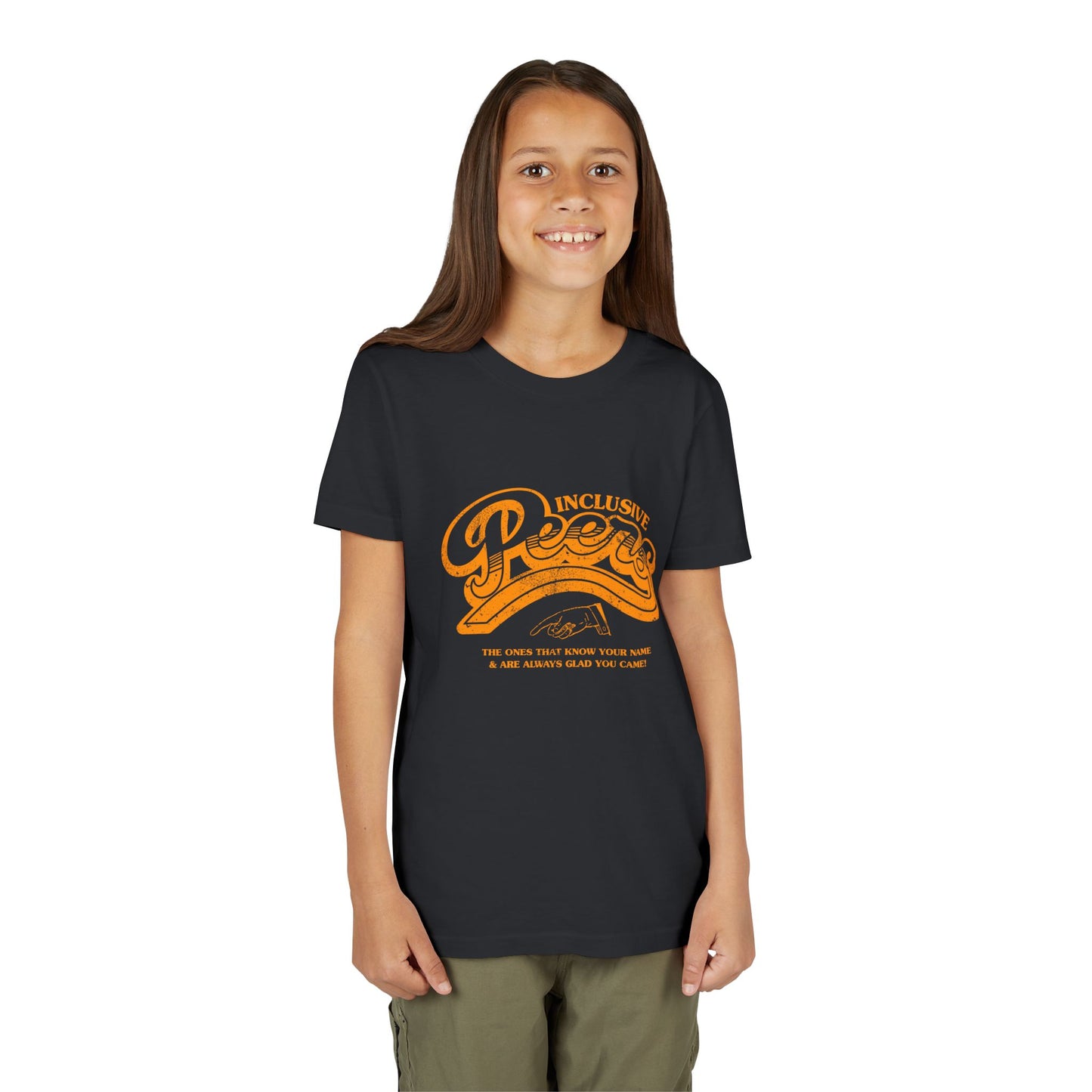 Inclusive Peers - The Ones That Know Your Name & Are Always Glad You Came - Youth Short Sleeve Tee