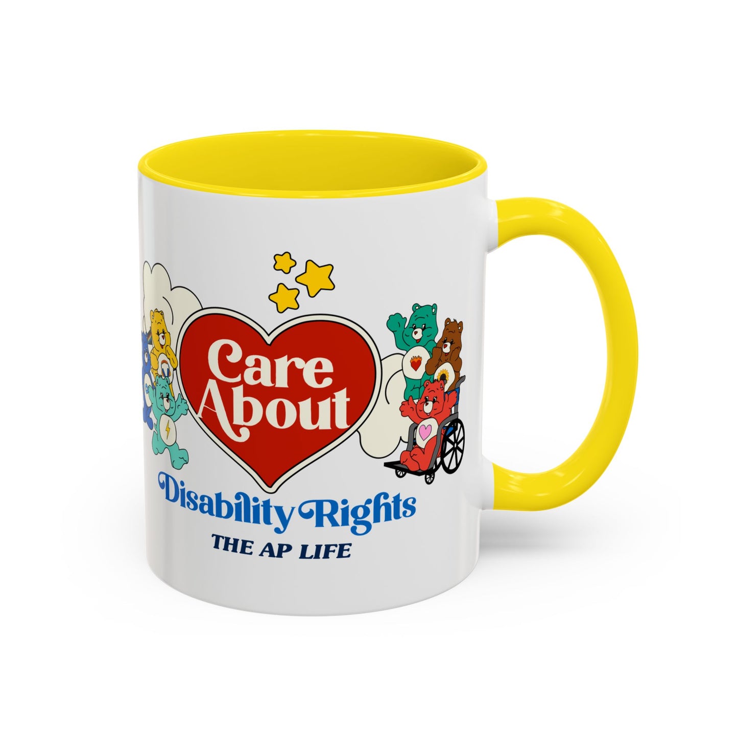 Care About Autism - Disability Rights - Accent Coffee Mug (11, 15oz)