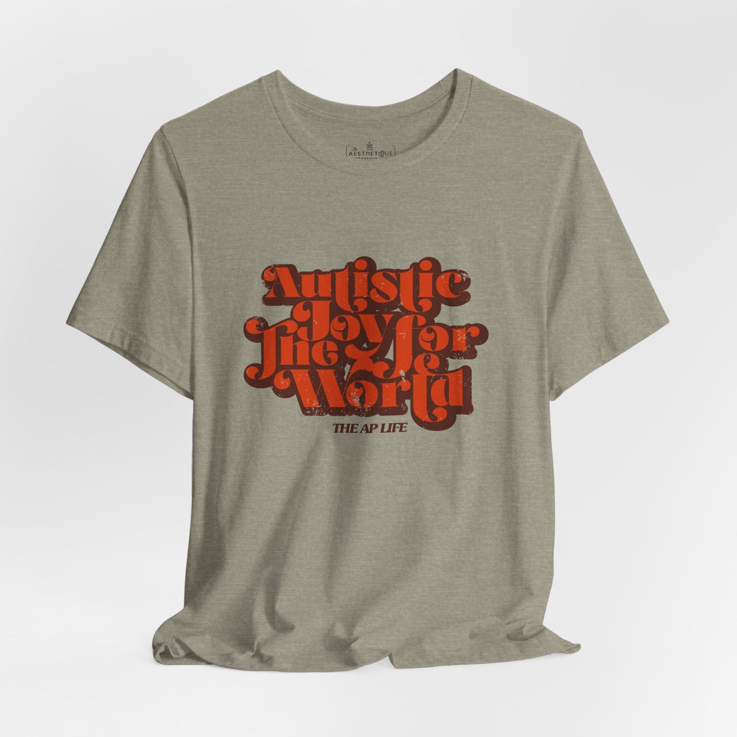 Autistic Joy for the World - Seasonal Style - Unisex Jersey Short Sleeve Tee