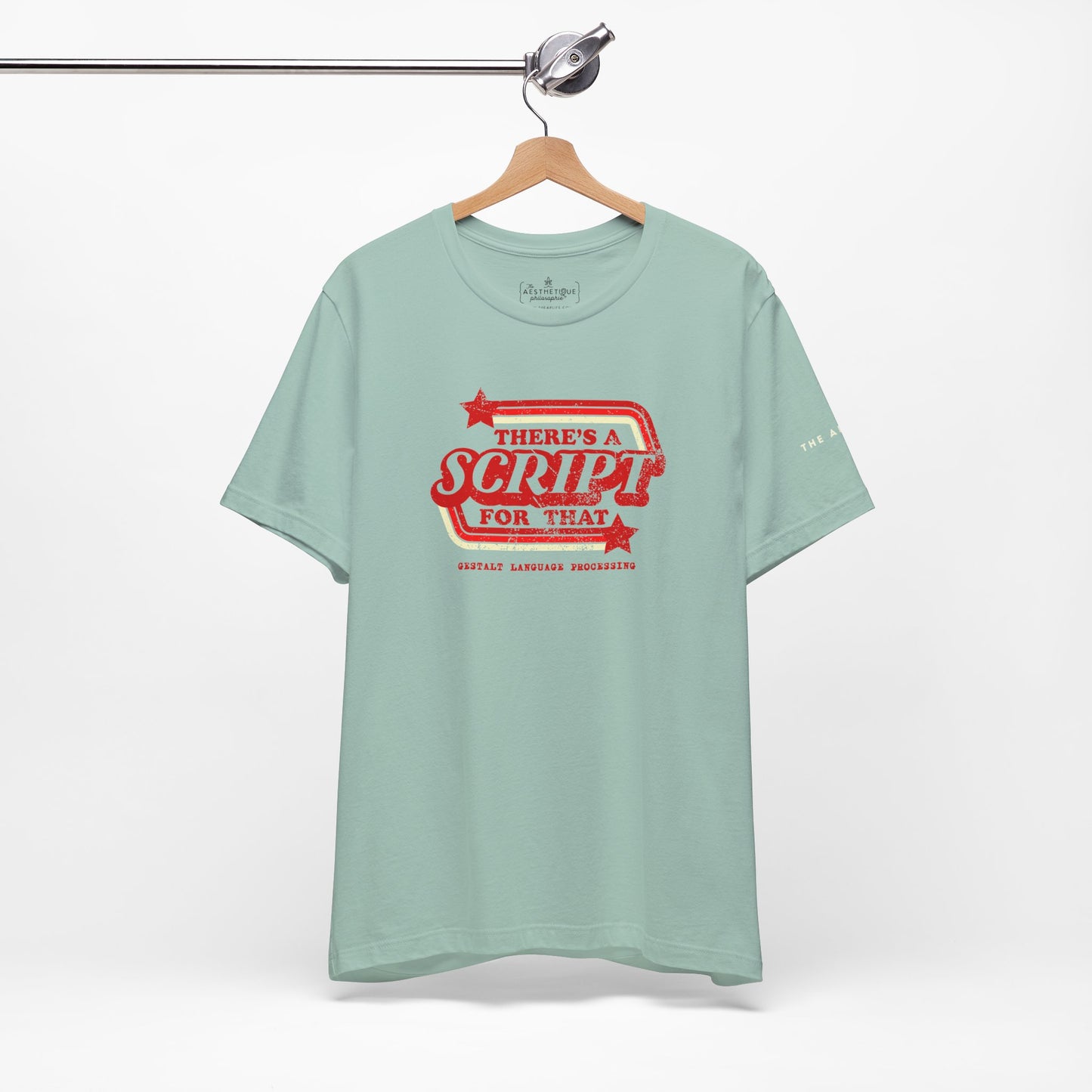 Vintage Script Graphic Tee - Perfect for Casual Wear