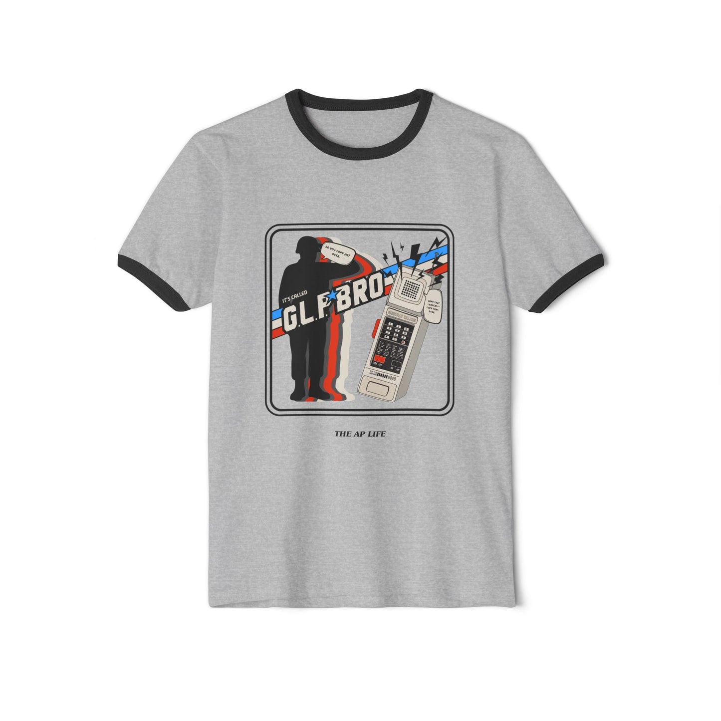 Do You Copy? It's Called GLP Bro - Gestalt - Adult Unisex Cotton Ringer T-Shirt