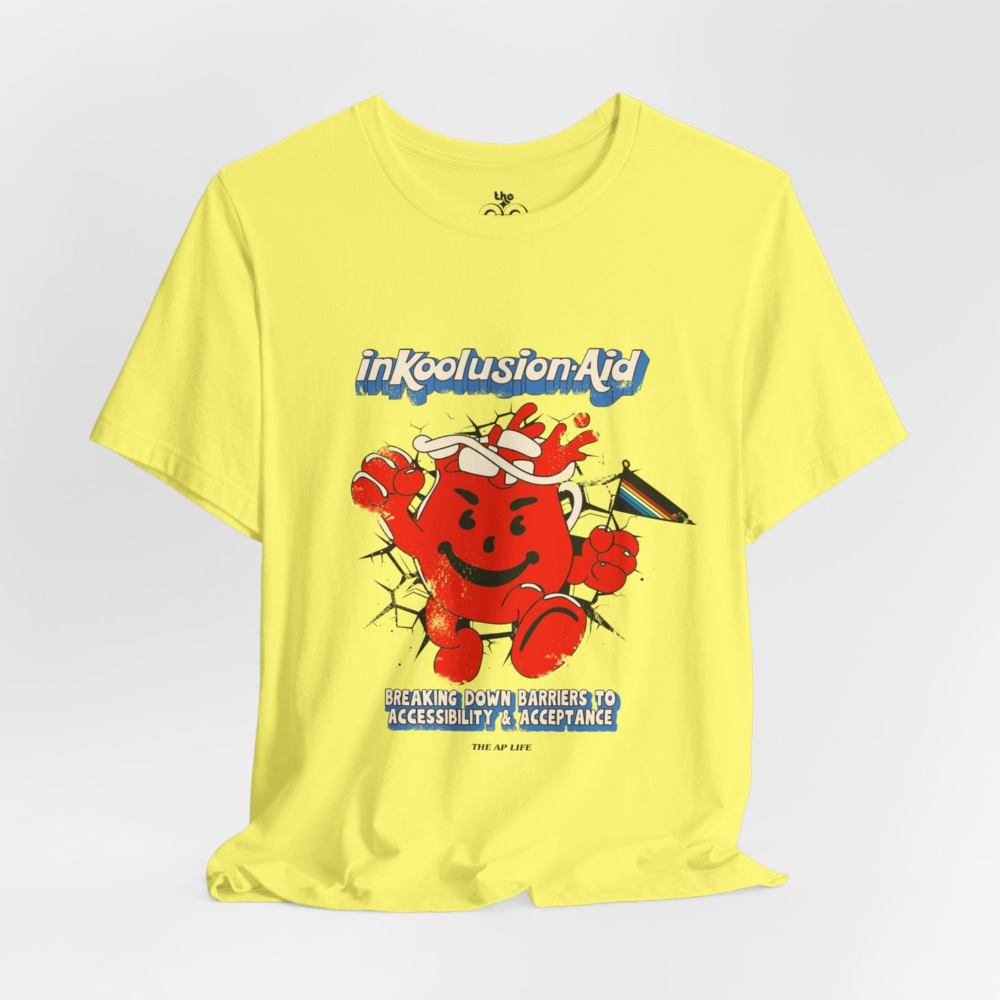 InKoolusion Aid - Breaking Down Barriers to Accessibility & Acceptance - Disability Rights - Adult Unisex Jersey Short Sleeve Tee
