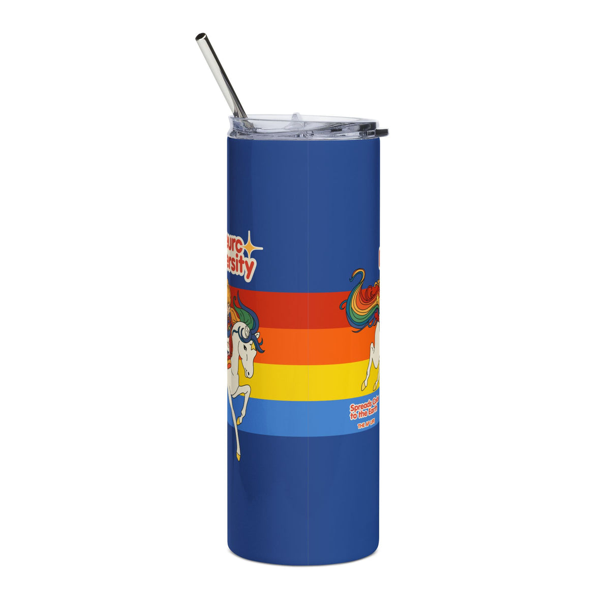Neurodiversity Spreads Color to the Earth - Stainless Steel Tumbler, 20oz