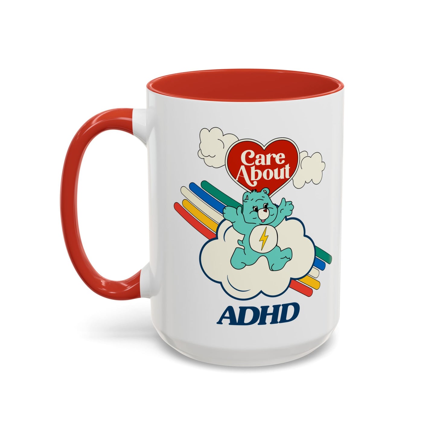 Care About ADHD - Disability Rights Accent Coffee Mug (11, 15oz)
