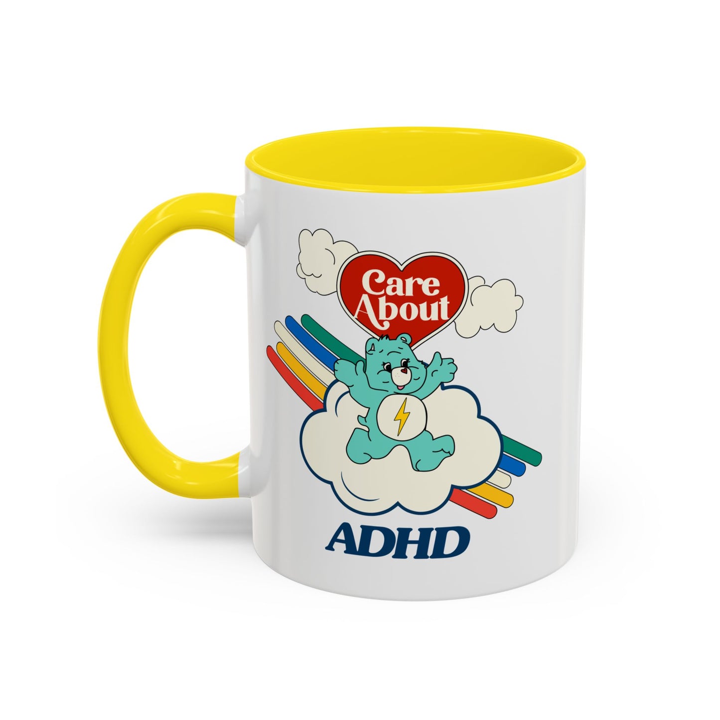 Care About ADHD - Disability Rights Accent Coffee Mug (11, 15oz)