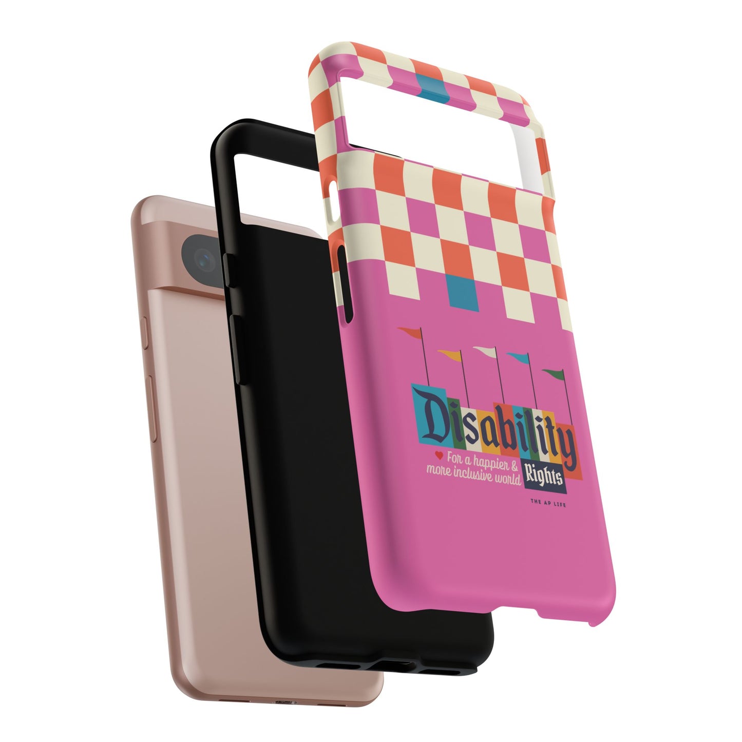 Disability Rights for a Happier & More Inclusive World - Android Phone Case for Google Pixel & Samsung Phones