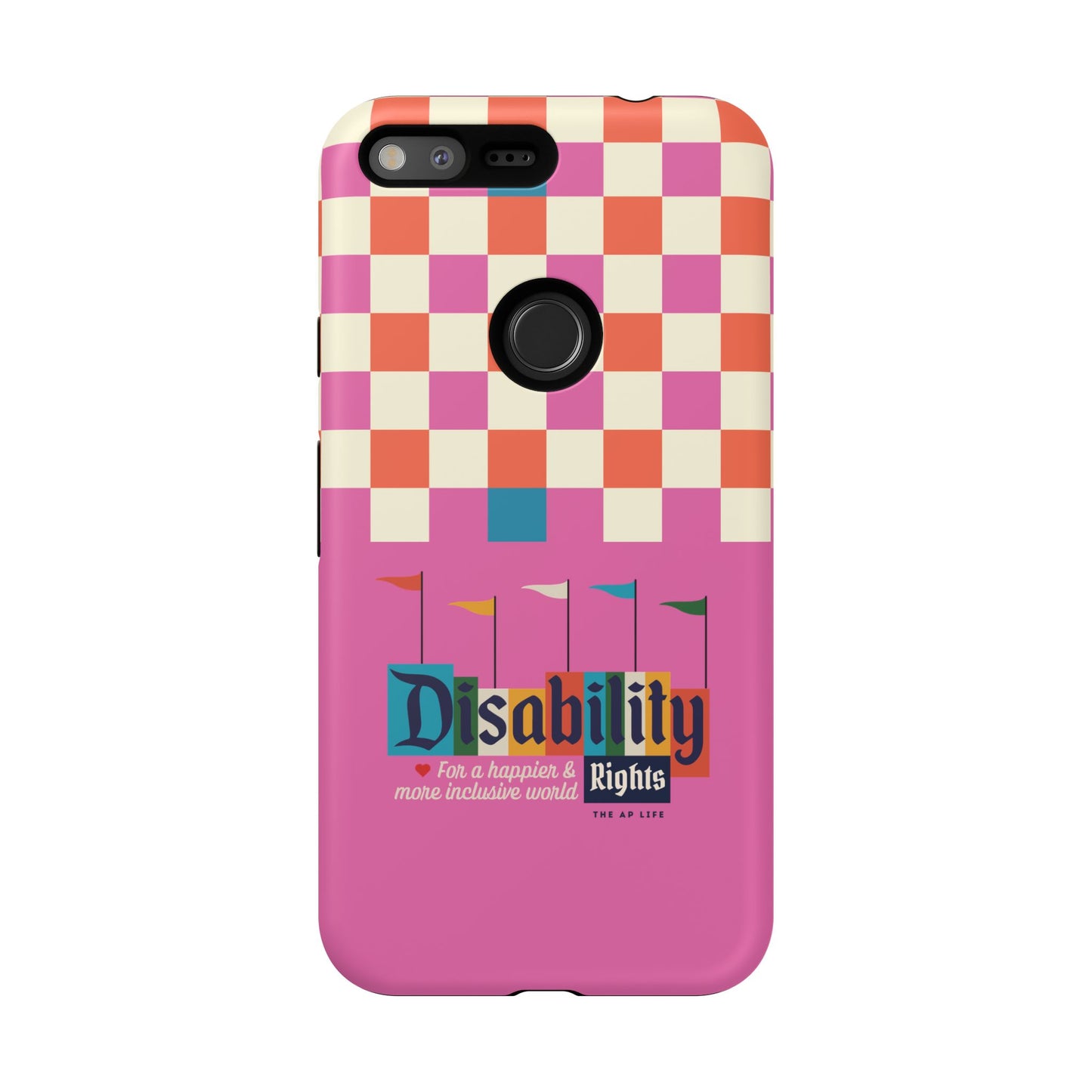 Disability Rights for a Happier & More Inclusive World - Android Phone Case for Google Pixel & Samsung Phones