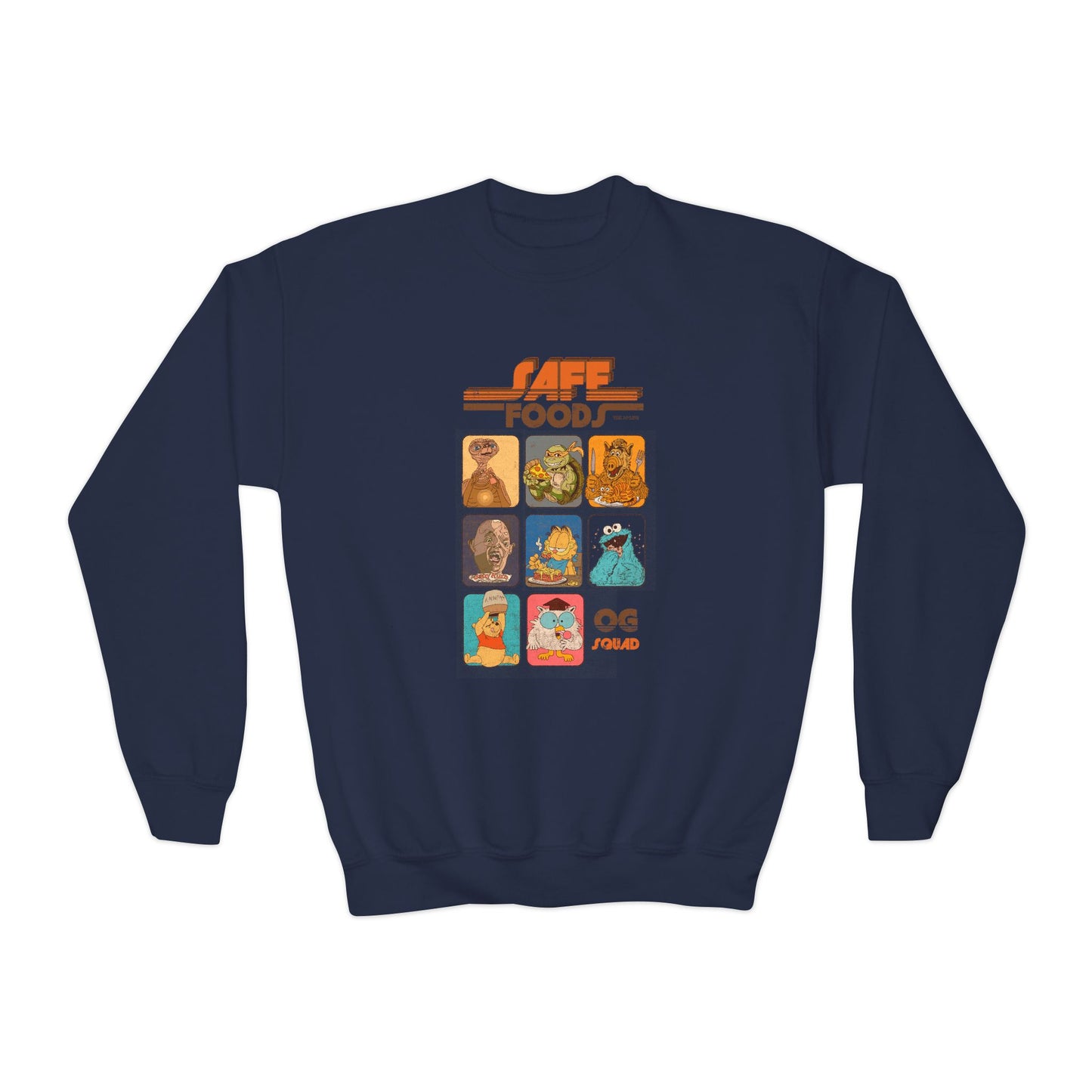 Safe Foods - OG Squad - Youth Unisex Crewneck Sweatshirt