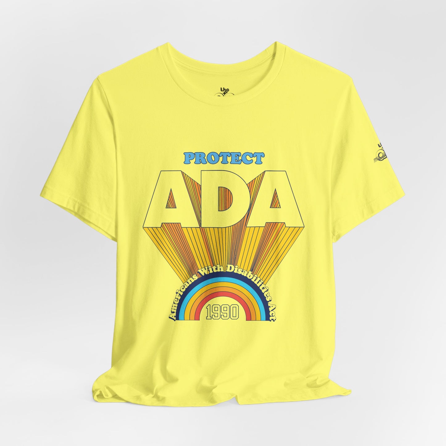 Protect ADA - Americans With Disabilities Act 1990 - Adult Unisex Jersey Short Sleeve Tee