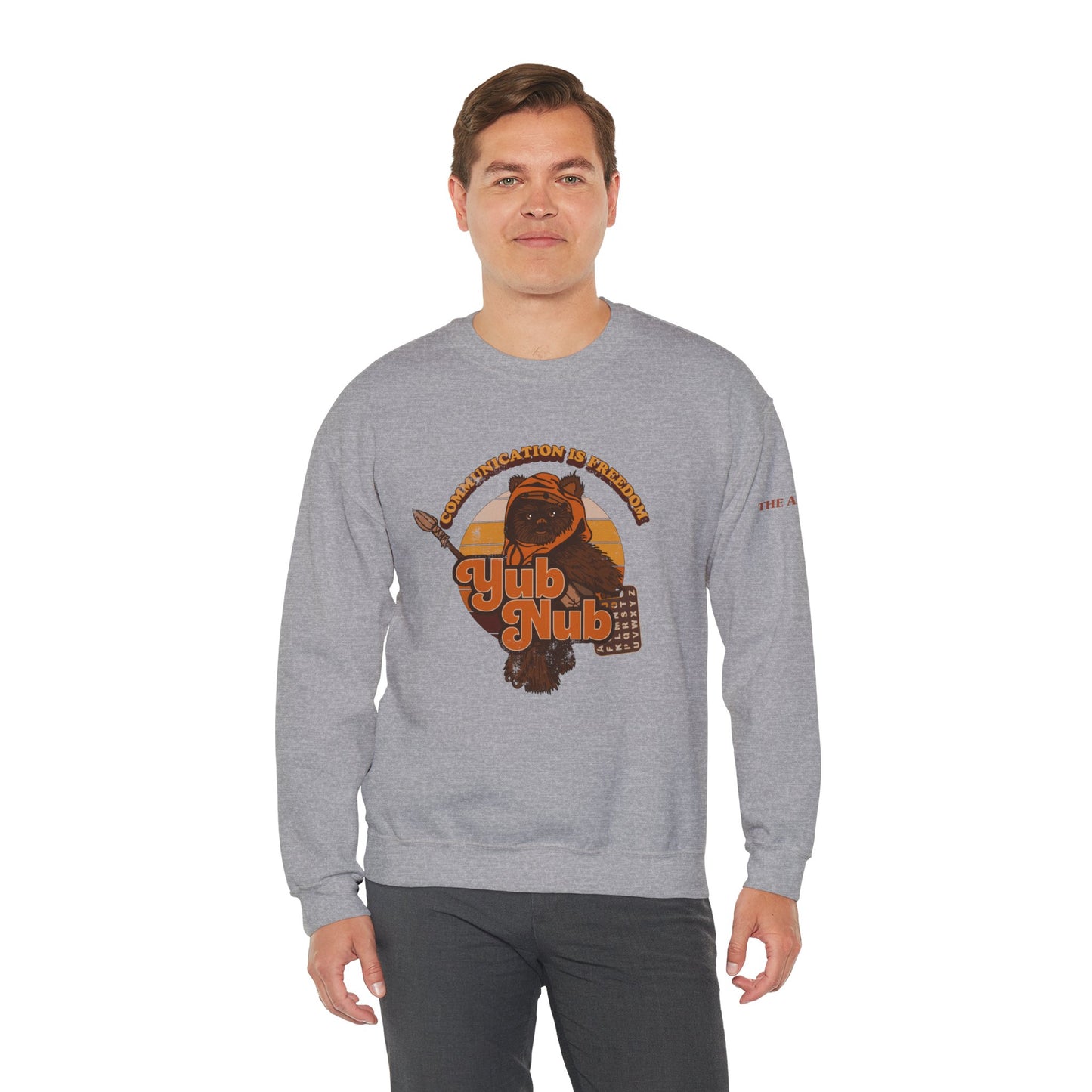 Communication is Freedom - Yub Nub - S2C - Unisex Heavy Blend™ Crewneck Sweatshirt (Ships Internationally)