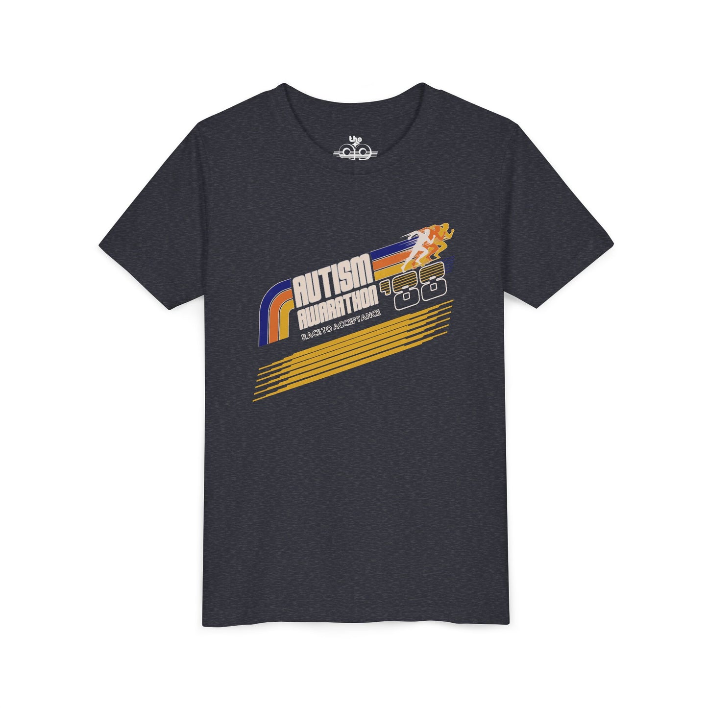 Autism Awarathon - Race to Acceptance - Youth Unisex Short Sleeve Tee