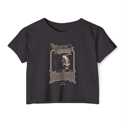Special Interests - My Precious - LOTR - Women's Crop Top Tee
