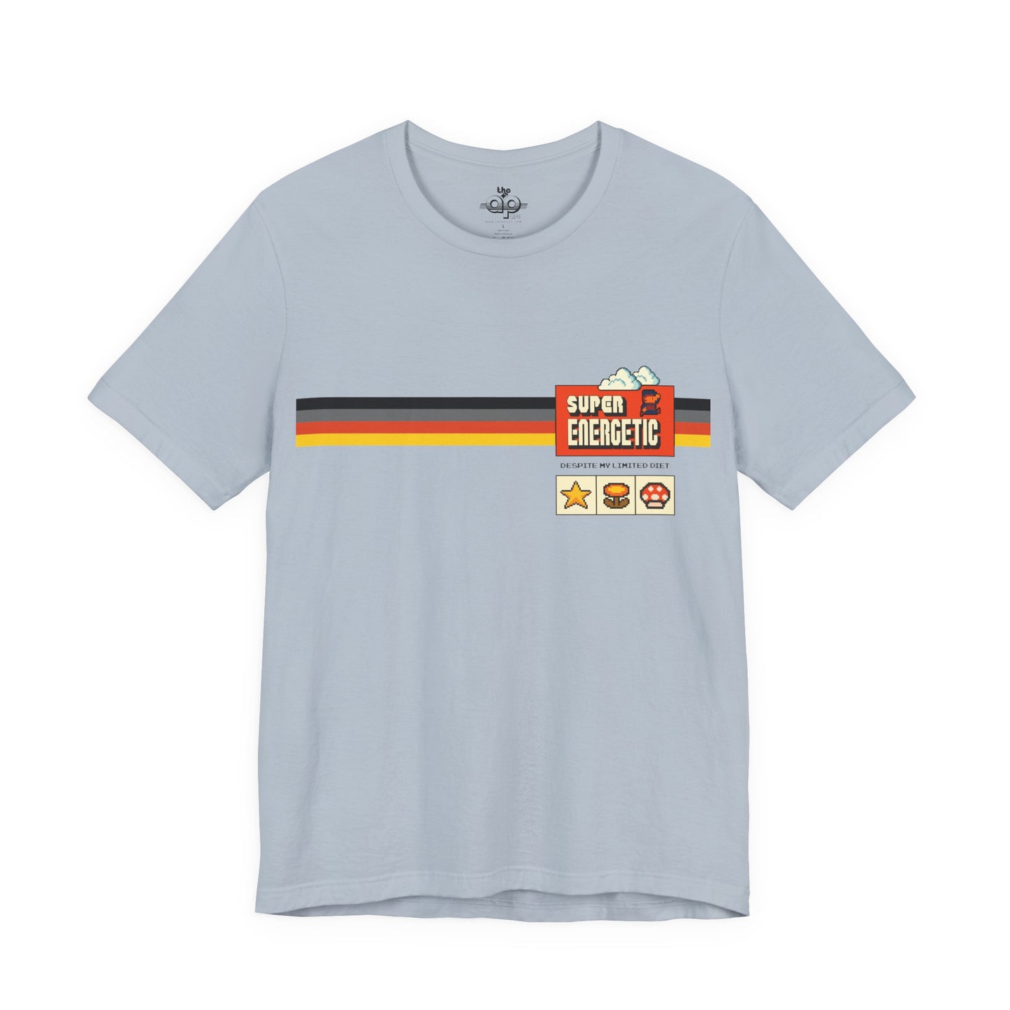 Super Energetic Despite My Limited Diet - Adult Unisex Jersey Short Sleeve Tee