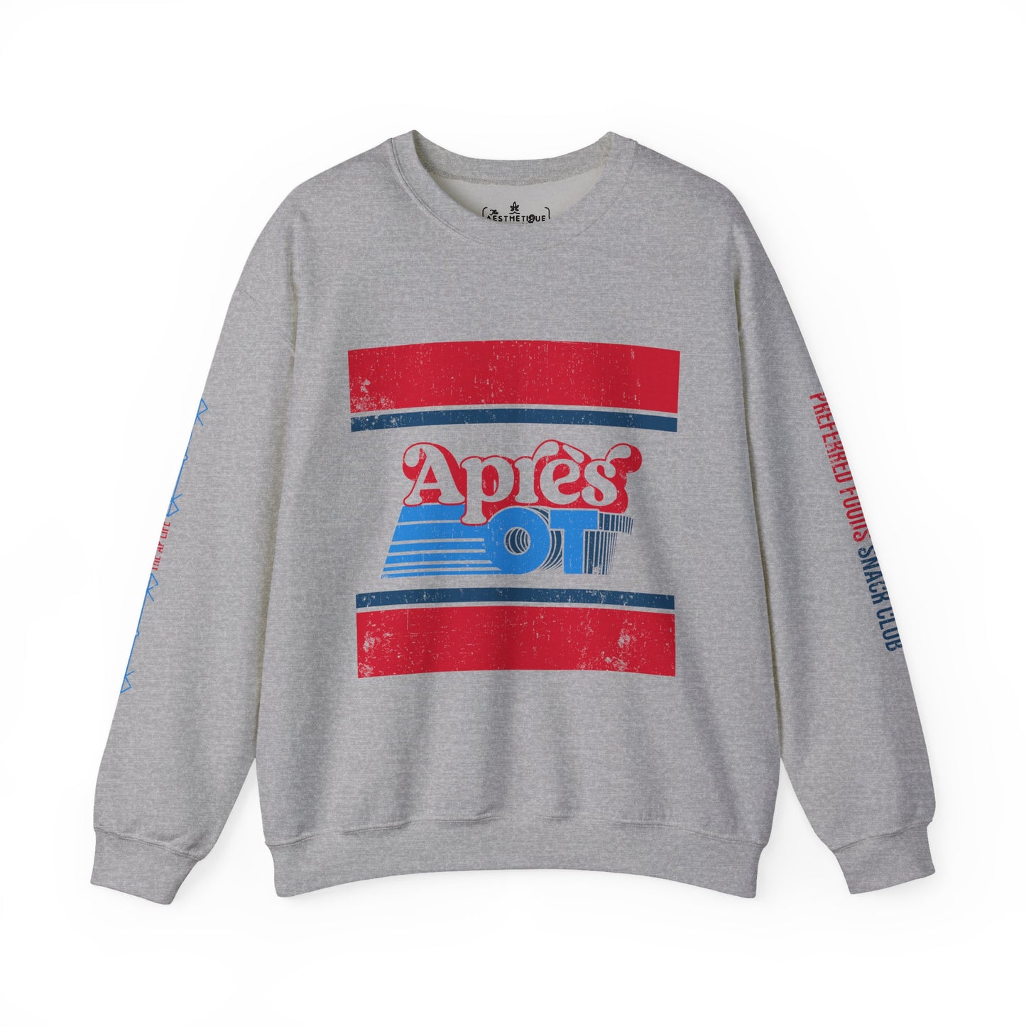 Après OT - Preferred Foods Snack Club - Adult Unisex Heavy Blend™ Crewneck Sweatshirt
