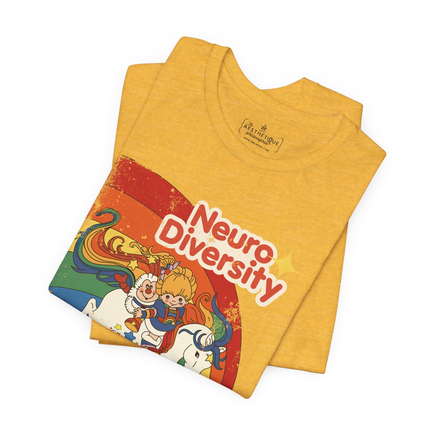 Neurodiversity Spreads Color to the Earth - Adult Unisex Jersey Short Sleeve Tee