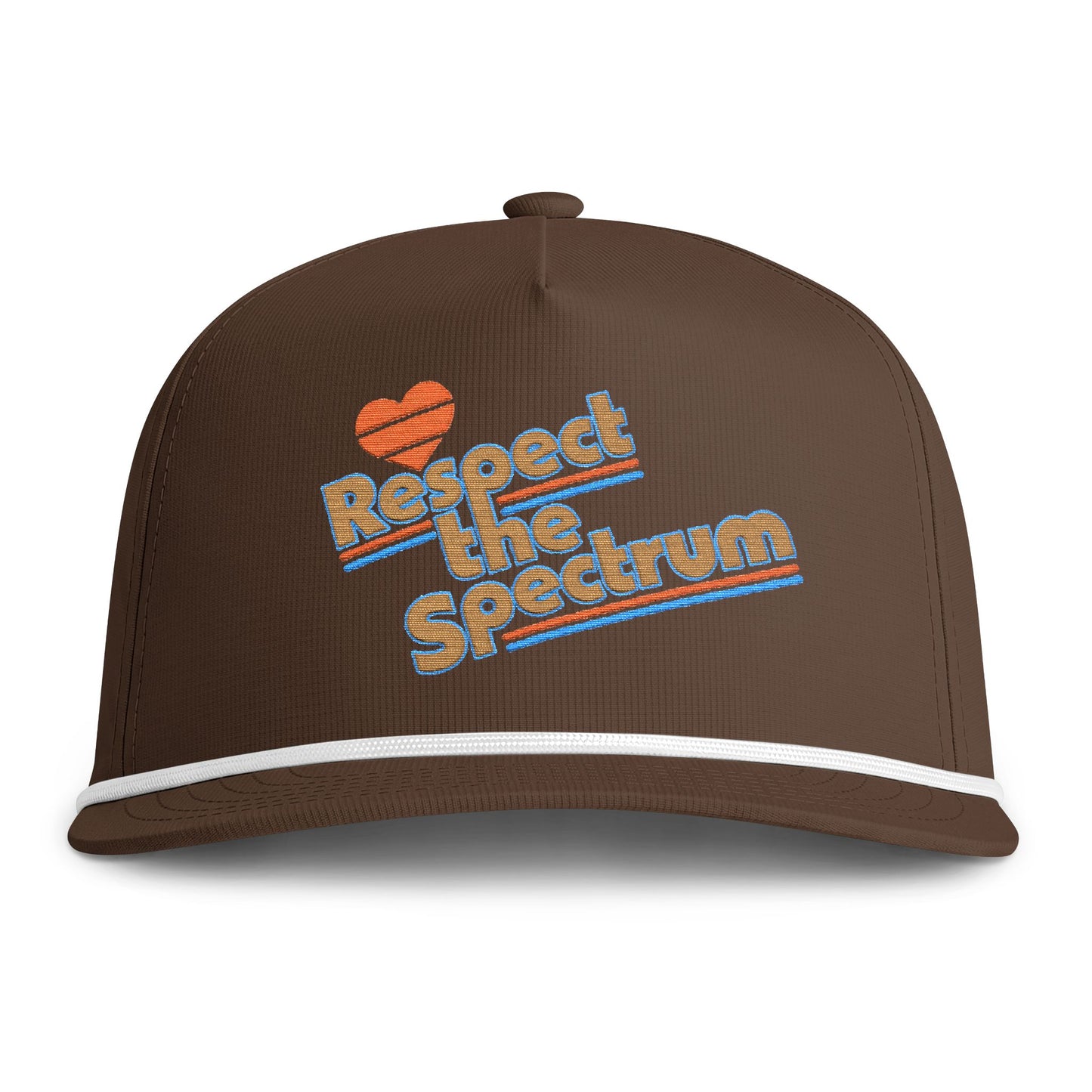 Repect The Spectrum - Embroidered Sunwashed Rope Cap