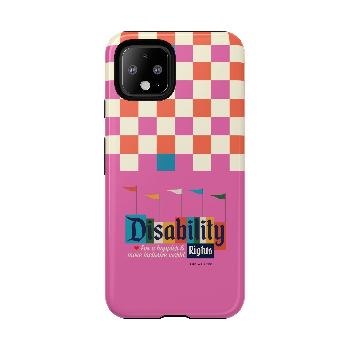 Disability Rights for a Happier & More Inclusive World - Android Phone Case for Google Pixel & Samsung Phones