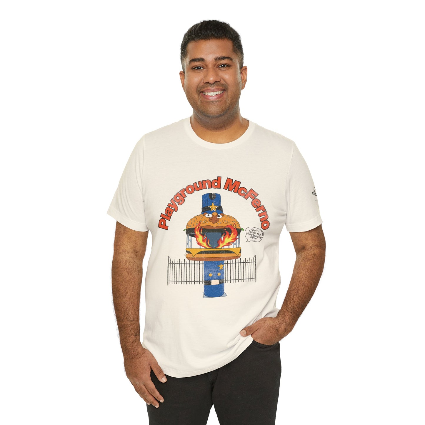 Playground McFerno - Lovin' From the Playground Oven - Adult Unisex Jersey Short Sleeve Tee