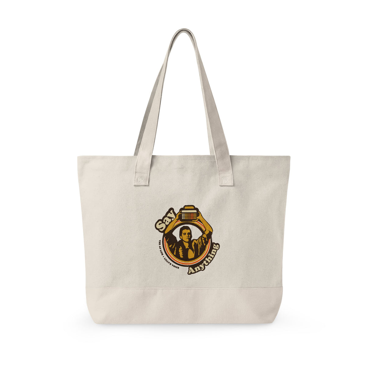 Say Anything - AAC - Lilly's Voice + The AP Life Collab - Zippered Canvas Tote