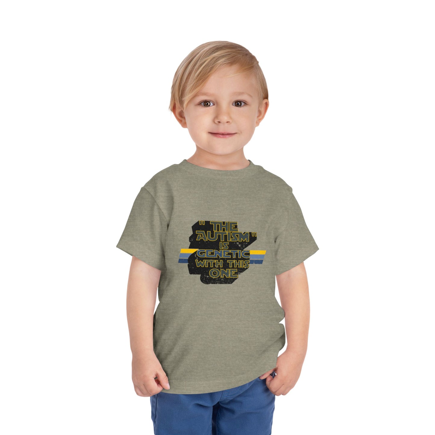 "The Autism" is Genetic with This One - Toddler Unisex Tee