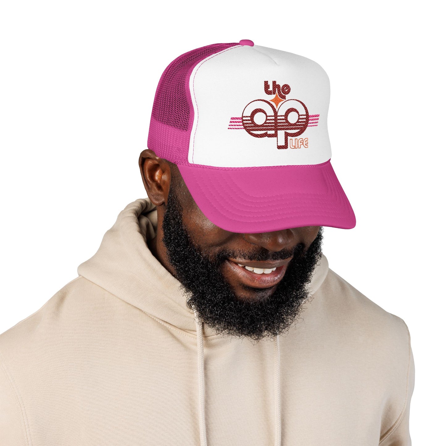 The AP Life - Adult Unisex Foam Trucker Hat (Embroidered)