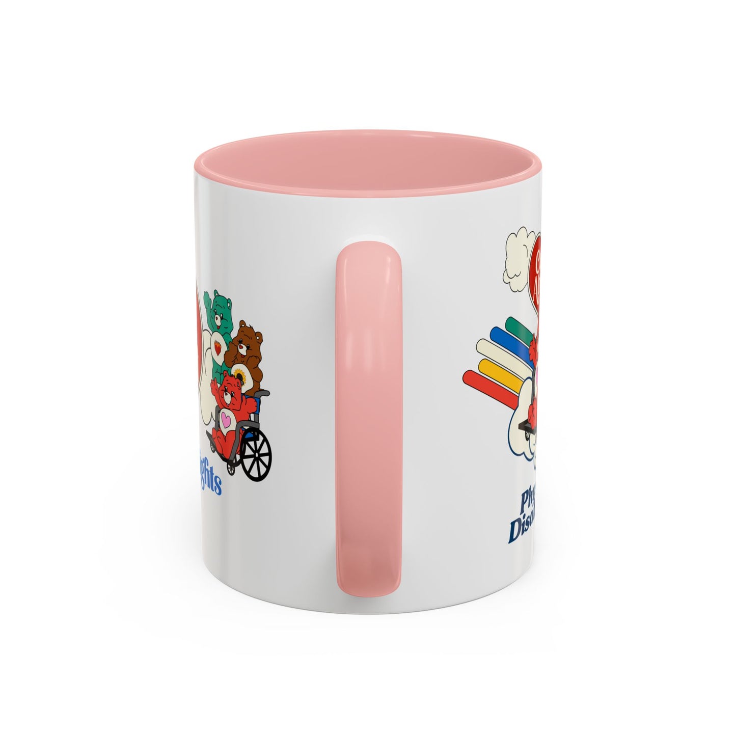 Care About Physical Disabilities - Disability Rights - Accent Coffee Mug (11, 15oz)